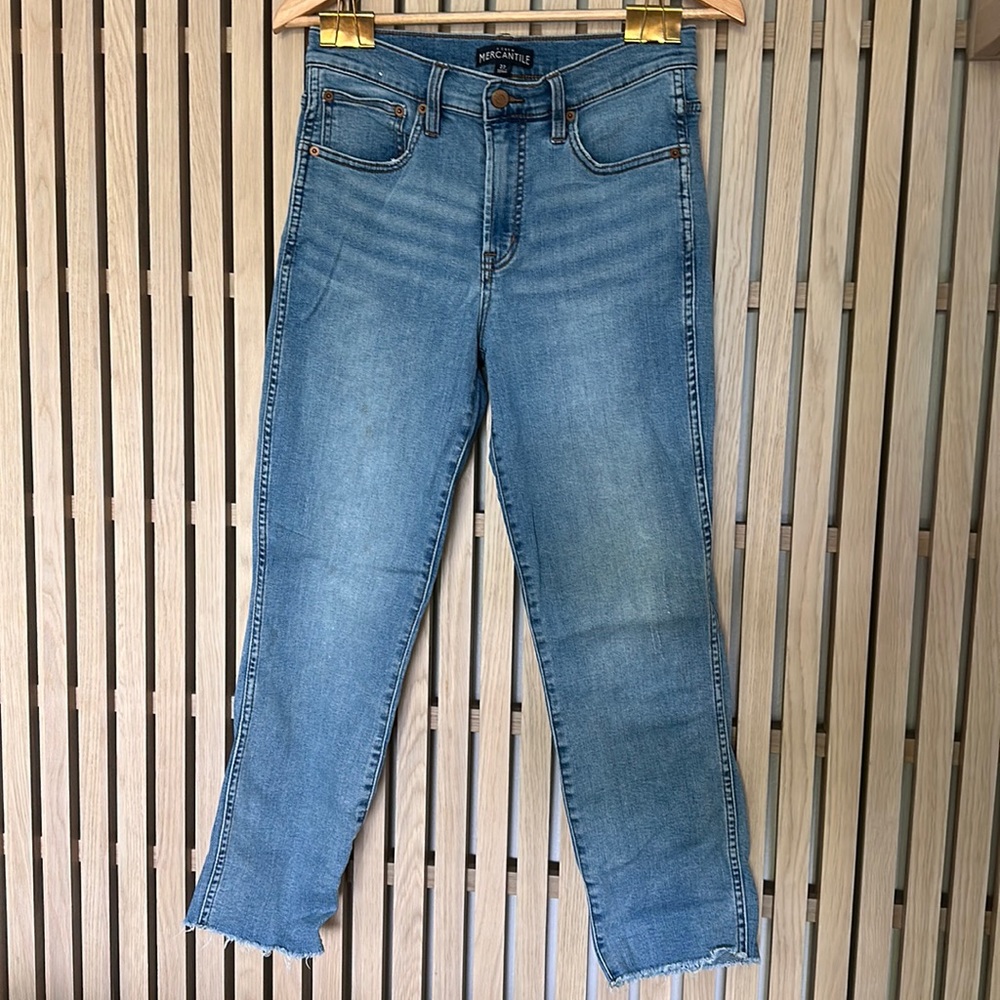 J. Crew frayed hem jean